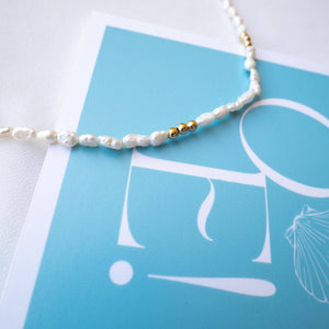 ARIA - Collana/Choker con perle di fiume - OE!