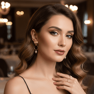 Battito di perla orecchini oro 18k e perla naturale