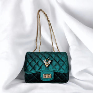 BEE LUXE VELVET BORSA - OE!