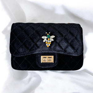 BEE LUXE VELVET BORSA - OE!