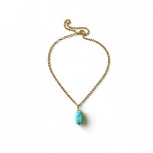 BLUE LAGOON - Collana con ciondolo in diaspro blu. - OE!