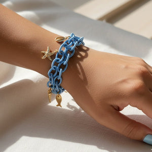 Bracciale Celesté – Bracciale in corda con ciondoli - OE!