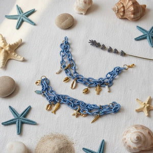 Bracciale Celesté – Bracciale in corda con ciondoli - OE!