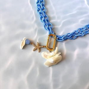 Collana Celestè – Collana in corda con ciondoli - OE!