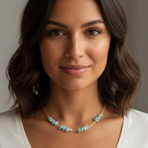 Collare/Choker con Amazzonite - OE!