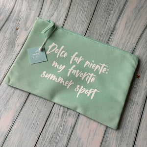 Dolce Far Niente: my favorite summer sport - Pochette - OE!