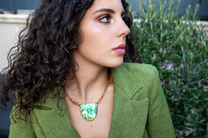 ESPLOSIONE - Collana corta con pendente - OE!