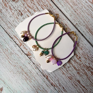 Estate Addosso Lilla – Bracciale in corda con charm - OE!