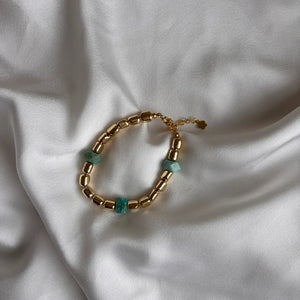 Eye of the Sea – Bracciale con pietre di ematite e amazzonite - OE!