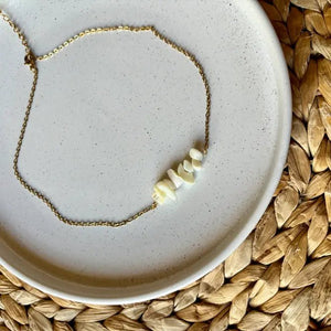 FRAMMENTI MARINI - Collana con chips di pietre preziose naturali - OE!