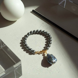 Goccie d’oceano – Bracciale con Perla Barocca - OE!