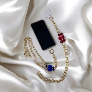Gold Plated Chain Phone Strap catena placcata in oro