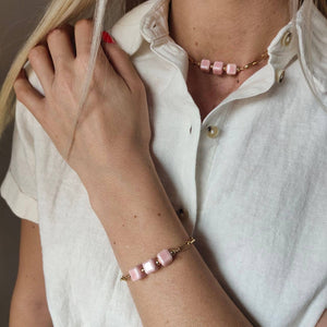 Granita - Bracciale con dadi in ceramica - OE!