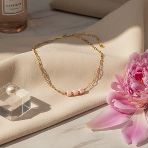 Granita - Collare/Choker con dadi in ceramica - OE!