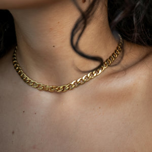 IMPONENTE - Collare/Choker snake oro - OE!
