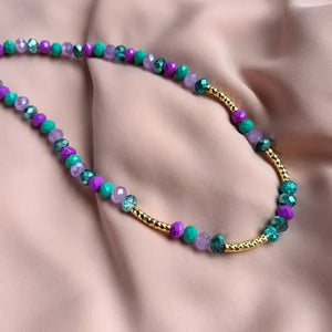 LUMINOSA - collana in cristalli colorati - OE!