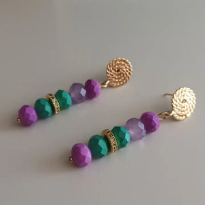 LUMINOSI – Orecchini pendenti in cristalli e zirconi - OE!