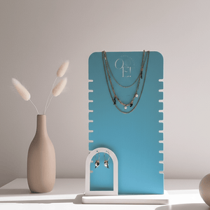 Mito partenopeo collana acciaio oro 18K charms neri e perla