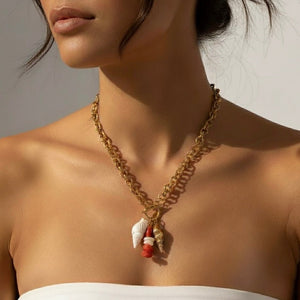 Oceans Bounty – Collana con Ciondoli Marini - OE!