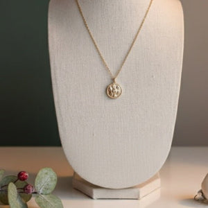 Orbis collana con catena inox 18K e ciondolo sfera zirconi