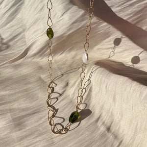 Peridot Bliss - COLLANA LUNGA - OE!