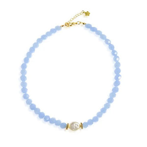 Rainbow Glow - Choker con Perla Keshi - OE!