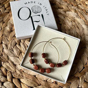 SABBIA SUNSET - cerchi con pietre naturali - OE!