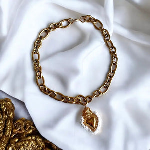 Sacred Heart Elegance – Collana - OE!