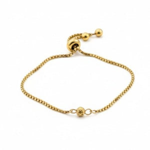 SFERIA - Bracciale in Acciaio Inossidabile Placcato Oro 18k - Artigianale Made in Italy - OE!
