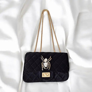 Velvet Luxe Bag - Spider Edition - borsa - OE!
