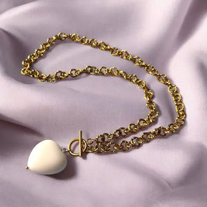 White Love - collana a catena - OE!