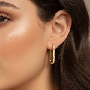 ZIRCONI - ORECCHINI IN ORO E ZIRCONI - OE!