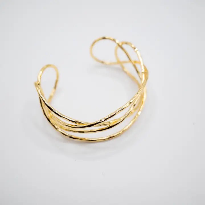 18k Gold plated braided bracelet - OE!