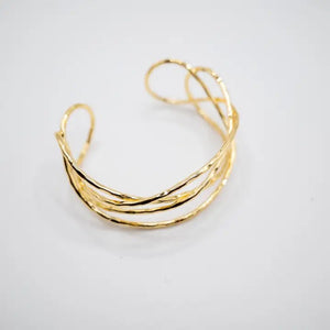 18k Gold plated braided bracelet - OE!