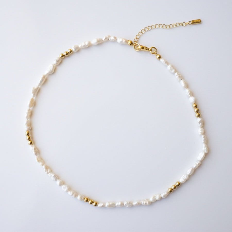ARIA - Collana/Choker con perle di fiume - OE!