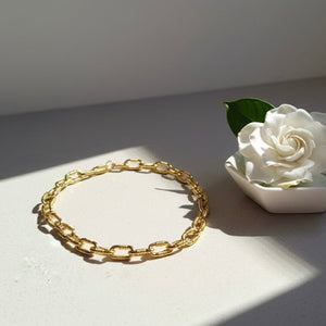 Aura Chain – Collana catena oro 18k in ottone, anallergica e nickel free - OE!