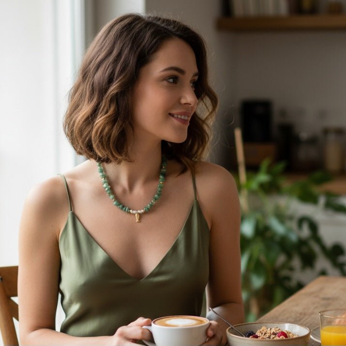 Aventurine Lagoon collana - OE!