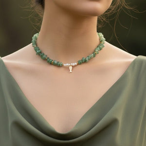 Aventurine Lagoon collana - OE!
