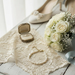 Basic freshwater pearl - Bracciale SMALL - OE!