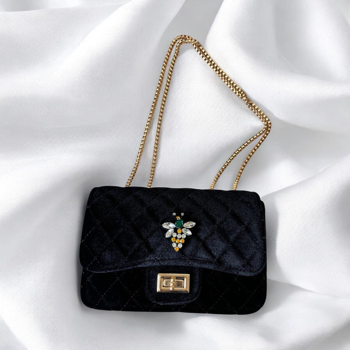 BEE LUXE VELVET BORSA - OE!