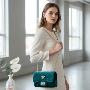 BEE LUXE VELVET BORSA - OE!