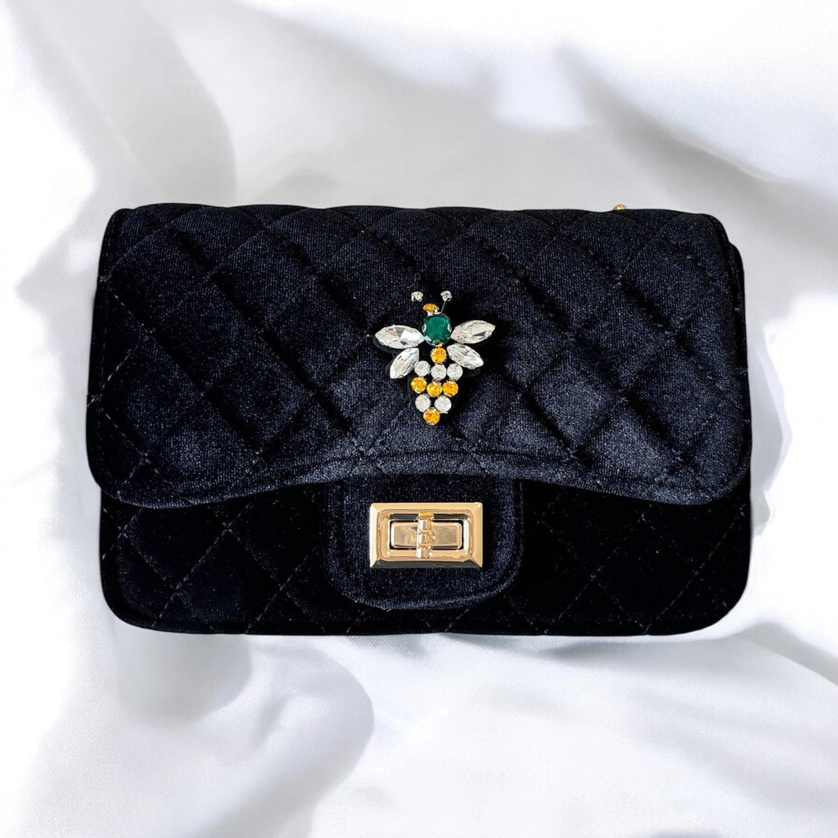 BEE LUXE VELVET BORSA - OE!