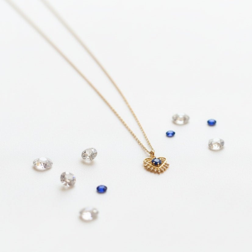 Blue Heart - collana - OE!