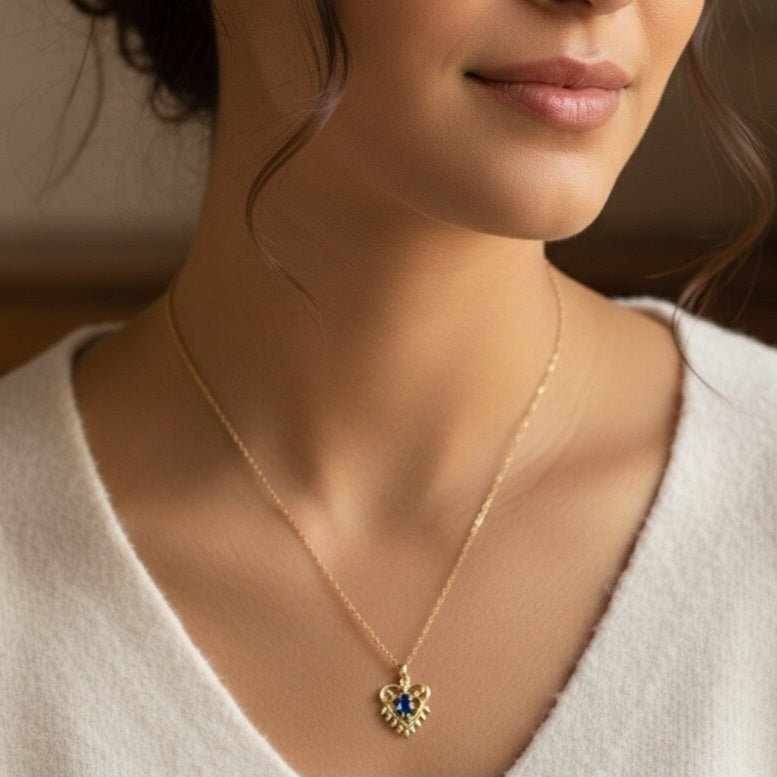 Blue Heart - collana - OE!