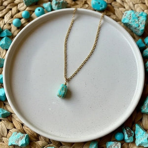 BLUE LAGOON - Collana con ciondolo in diaspro blu. - OE!