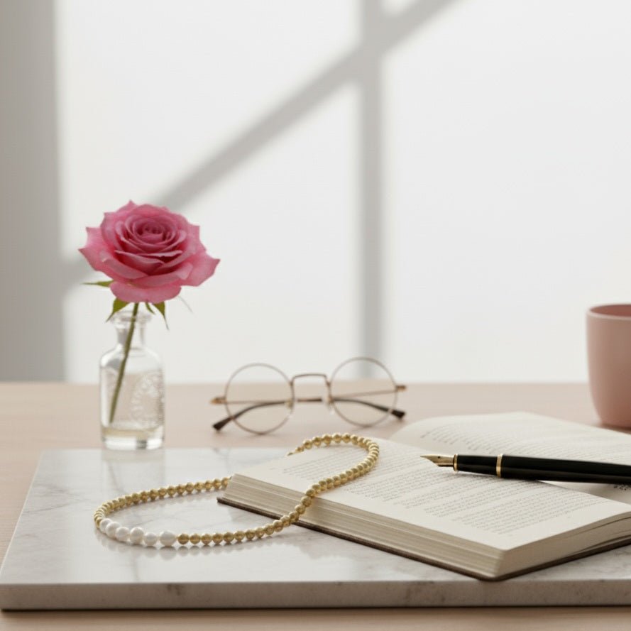 BOLLE - Collare/Choker con perle di fiume - OE!