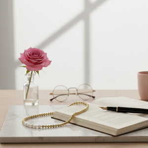 BOLLE - Collare/Choker con perle di fiume - OE!