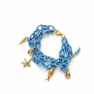 Bracciale Celesté – Bracciale in corda con ciondoli - OE!