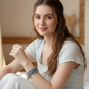 Bracciale Celesté – Bracciale in corda con ciondoli - OE!