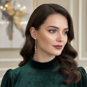 CASCADE D'OR - Orecchini Artigianali Made in Italy con Perle di Fiume e Oro 18K Anallergici - OE!